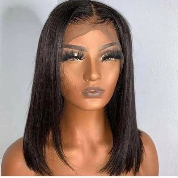 Ombre Hair Lace Front Wig Short Bob Wigs For Black Women Remy Virgin Hair Highlight Human Hair Wigs