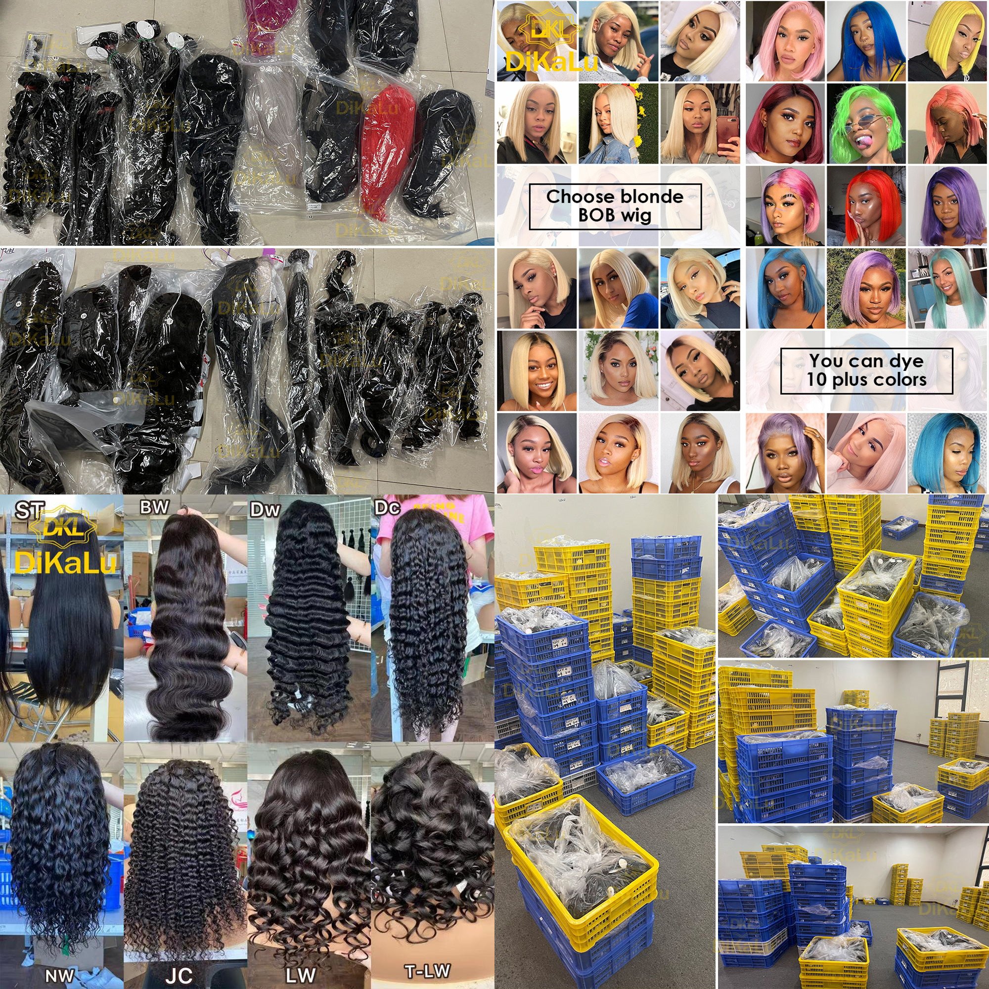 Ombre Hair Lace Front Wig Short Bob Wigs For Black Women Remy Virgin Hair Highlight Human Hair Wigs