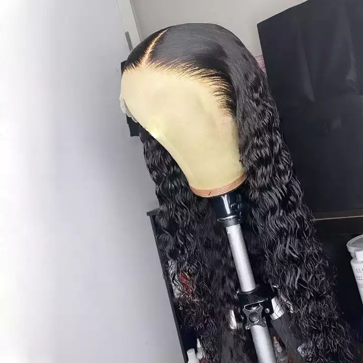 Cheap Water Wave Hd Lace Frontal Wig Raw Brazilian 100% Virgin Hair Full Lace Human Hair Wigs For Black Women Lace Front Wigs