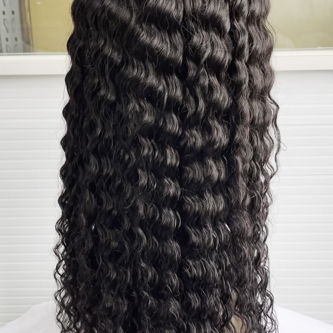 T Part lace wig front lace 13x4 Factory customization Wholesale U Part Wig Human Hair Wig Deep Female Hair Natural Color
