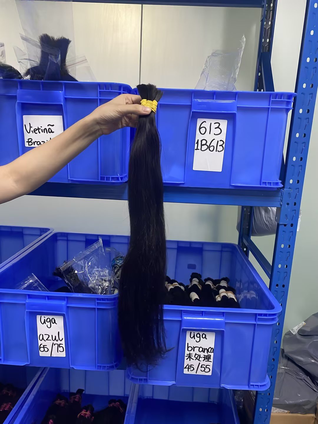hair bulk 100% Human Hair, Hair Bulk, Extension Raw Natural Vendor To Brasil Indian Hair Virgin Hair