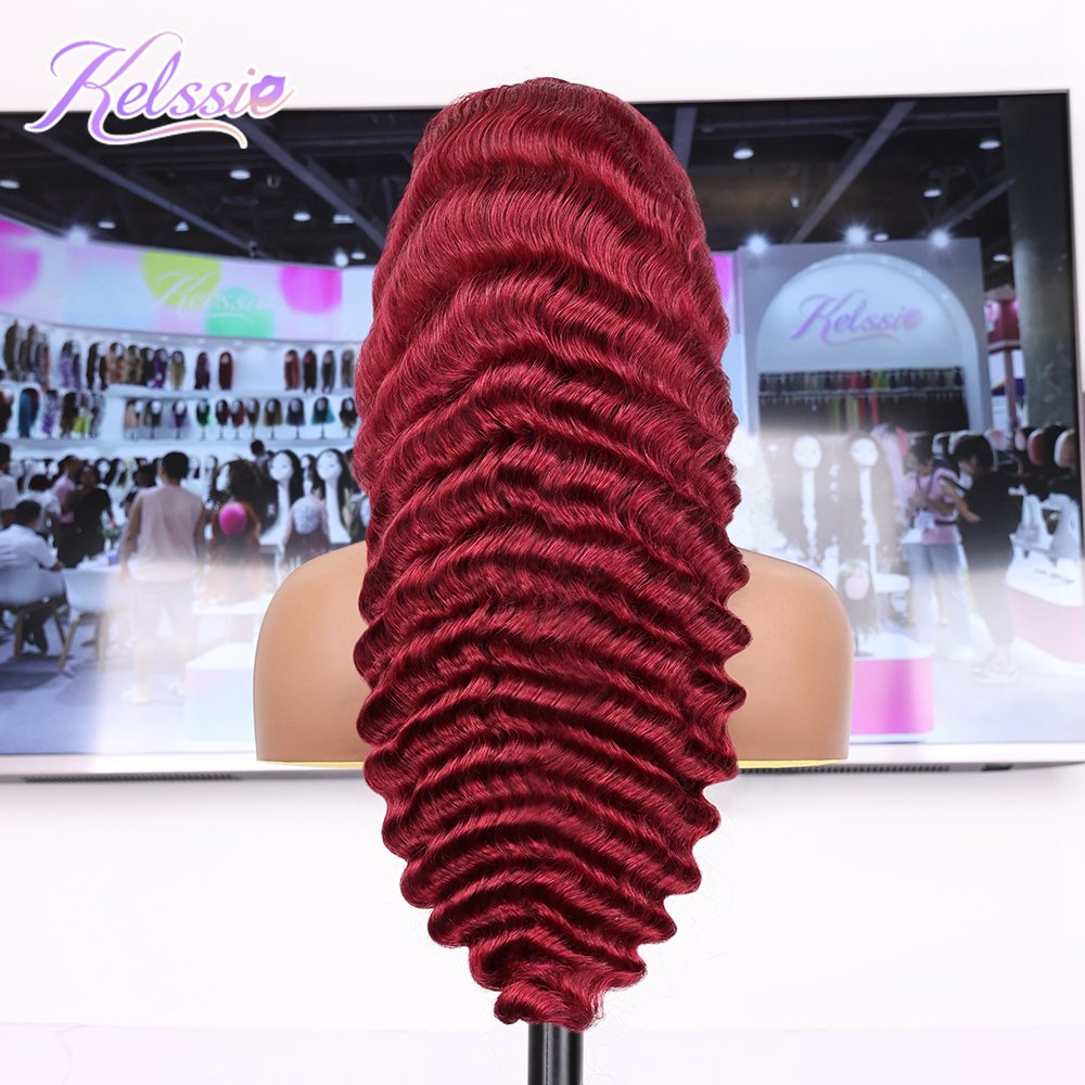 Brazilian 99J Body Wave Hd Lace Frontal Closure Human Hair Wig,Gluless Full Lace Brazilian Woman Human Hair Wig Ready To Ship