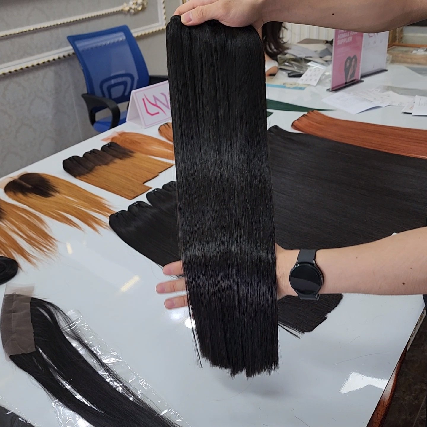 Top Quality Hair Bundles SDD Bone Straight Human hair wigs, 100% Raw Virgin Hair Vietnam, Wholesale Price factory