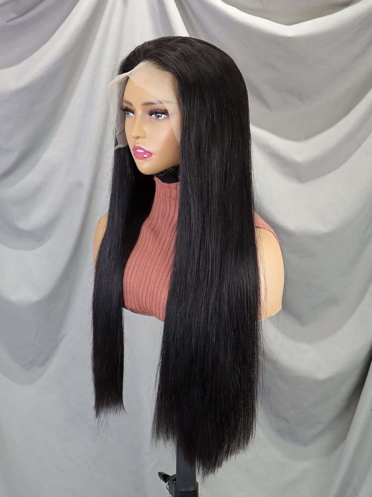 Wholesale Cuticle Aligned Hair Lace Front Human Hair Wig, Glueless Raw Vietnamese Sdd Bone Straight Hair Super Double Drawn Wig