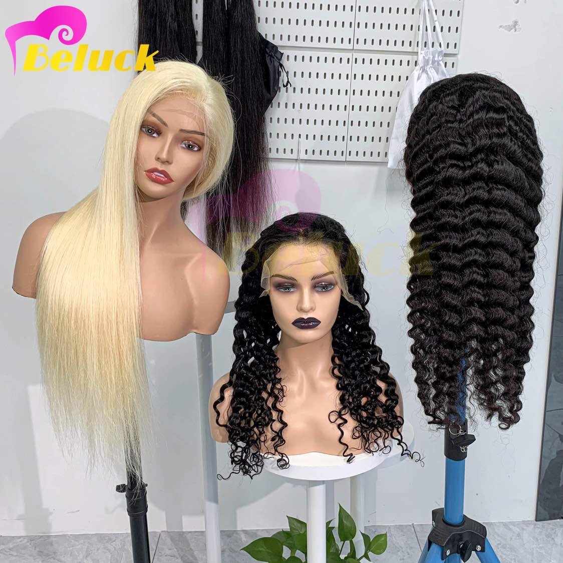 Cheap Brazilian Human Hair Lace Front Wigs HD Lace Frontal Wigs Vendors Bone Straight Full Lace Human Hair Wigs For Black Women