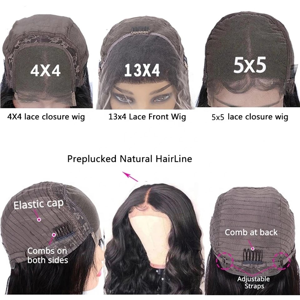 Perruque 5x5 Body Wave Closure Wig Human Hair 30 Inch Bodywave Hd Lace Front Wig Free Part 13x4 Human Hair Wigs Vast