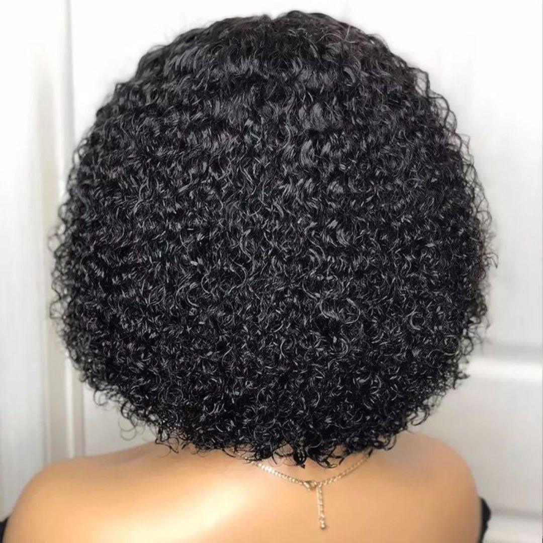180% Short Curly Bob 13x4 HD Lace Frontal Wig Raw Vietnamese Hair Pre Plucked Deep Wave 4x4 Glueless Natural Human Hair Wigs