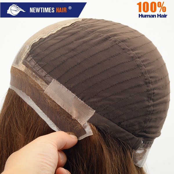 newtimes hair silk top base top quality long human hair full medical wig for women