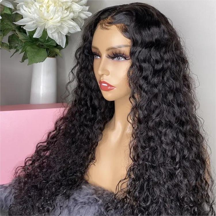 40 inch Straight human lace wig transparent swiss hd lace wig full lace human hair wigs for black women