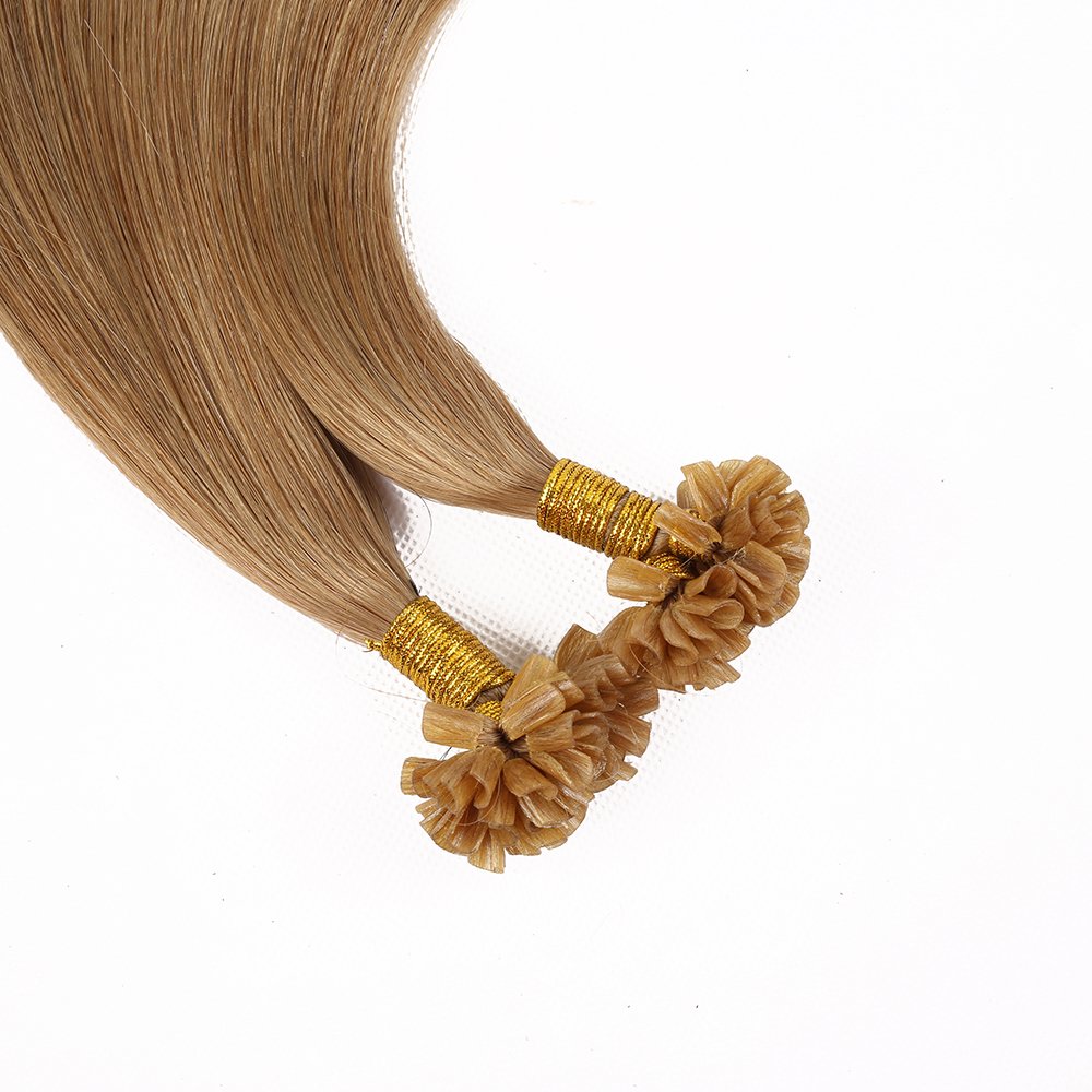 unprocessed human hair wigs Italian keratin tip nail tip human hair extension