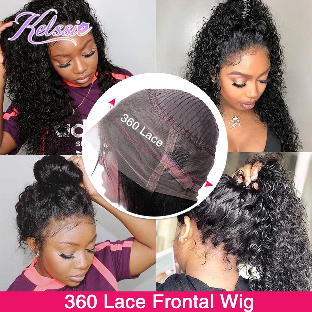 Cheap 360 Peruvian Water Deep Wave Full Lace Wigs From Guangzhou,12a Grade Raw Indian Virgin 360 Full Lace Human Hair Wigs