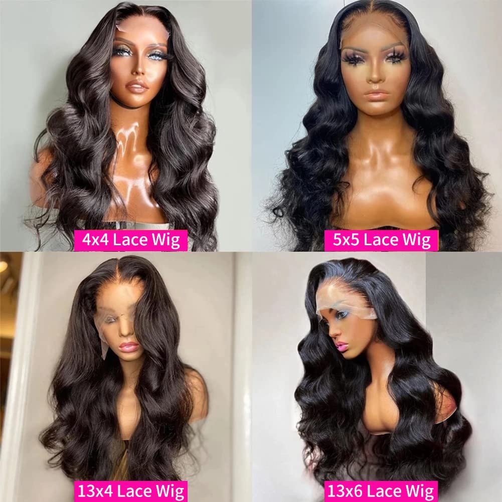 JP Body Wave Human Hair Lace Front Wig For Black Women Transparent HD Lace Frontal Wig Brazilian Virgin Full Lace Human Hair Wig