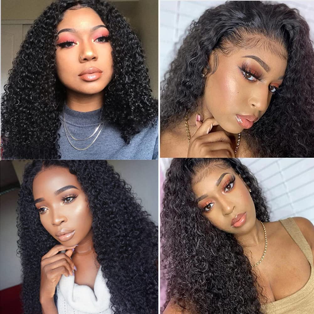 4x4 Jerry Curly Raw Brazilian Human Hair Wig 5x5 transparent Glueless Natural wholesale HD Swiss Lace frontal For Black Women