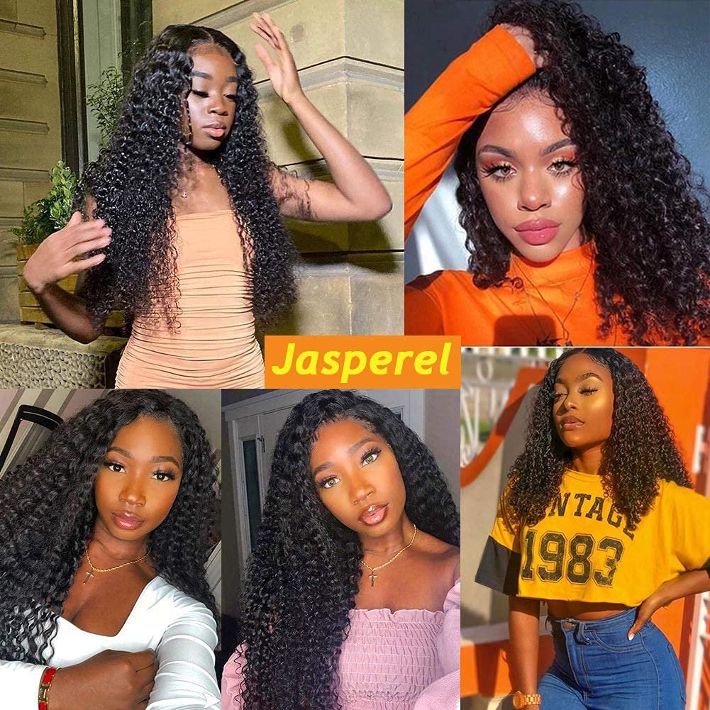 4x4 Jerry Curly Raw Brazilian Human Hair Wig 5x5 transparent Glueless Natural wholesale HD Swiss Lace frontal For Black Women