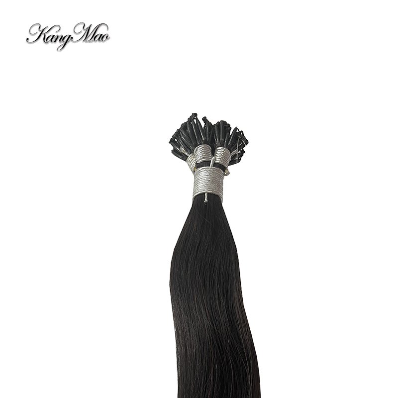 New product 14-32" Thick 1g/strand virgin Real Natural Indian Human Hair Straight Nano Ring micro Loop 6D 8D Hair Extensions