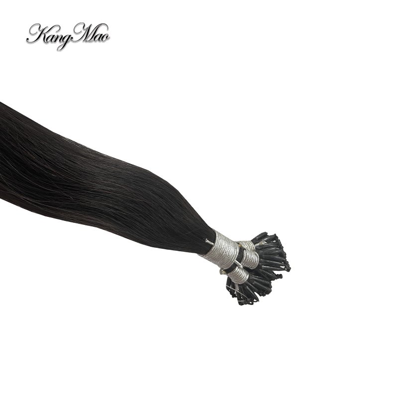 New product 14-32" Thick 1g/strand virgin Real Natural Indian Human Hair Straight Nano Ring micro Loop 6D 8D Hair Extensions