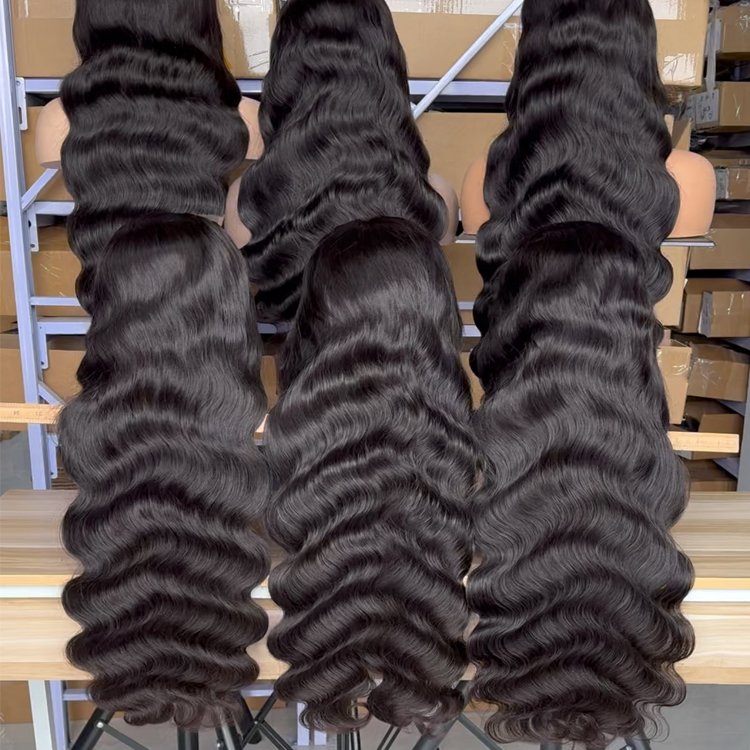 raw cambodian human hair hd transparent 13x4 Full Frontal raw body wave vietnamese virgin human hair wig