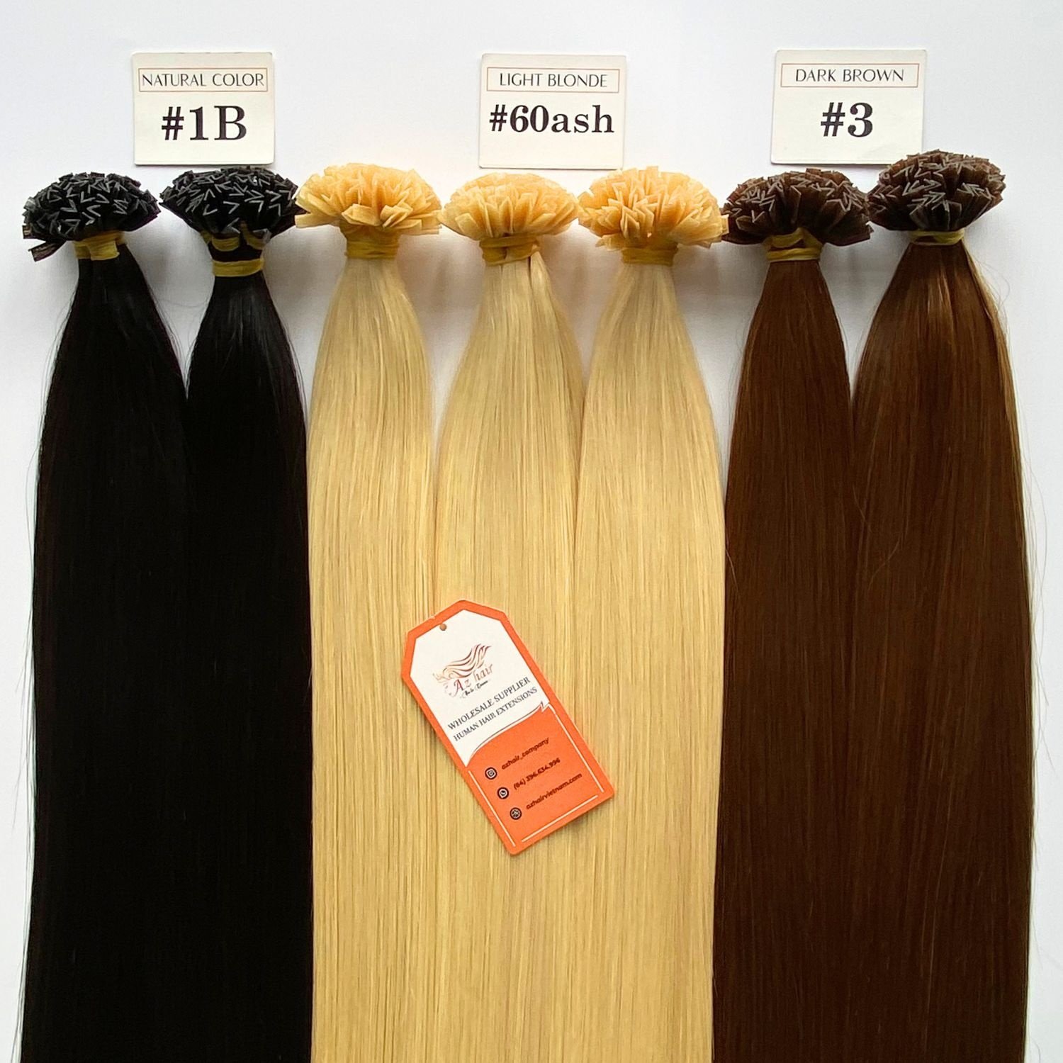 New Arrival Prebonded Vietnamese Keratin V Tip Hair Extensions Double Drawn 100% Cuticle Aligned Virgin Hair For Sale