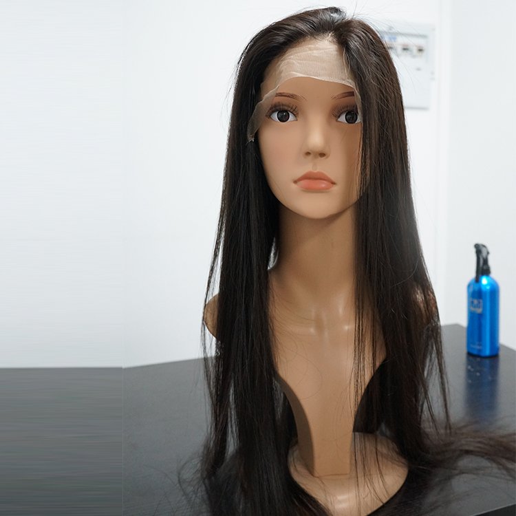 Fashion 100% Human High Quality Natural Color Lace Wig For Black Women,Hd Full Lace Human Hair Wigs