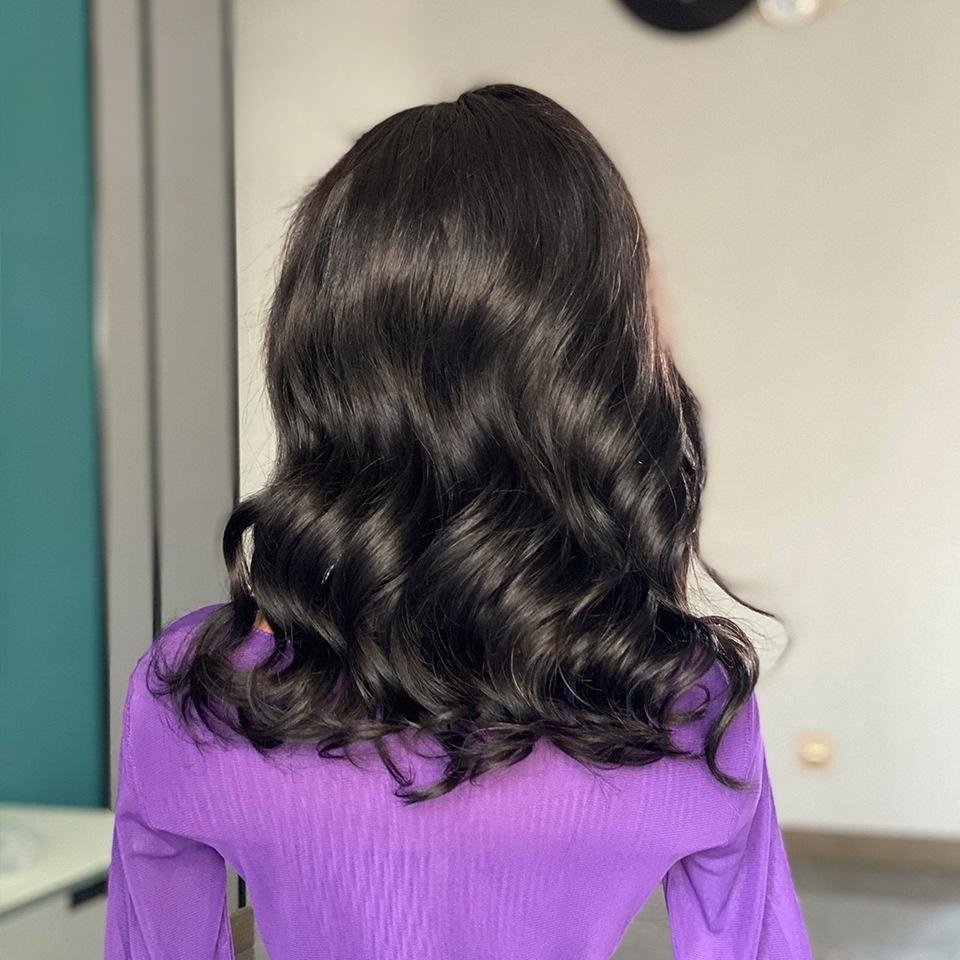 13x4 Side Part Loose Wave Lace Front Human Hair Wigs Pre Plucked Short Curls Wavy Wigs for Black Women