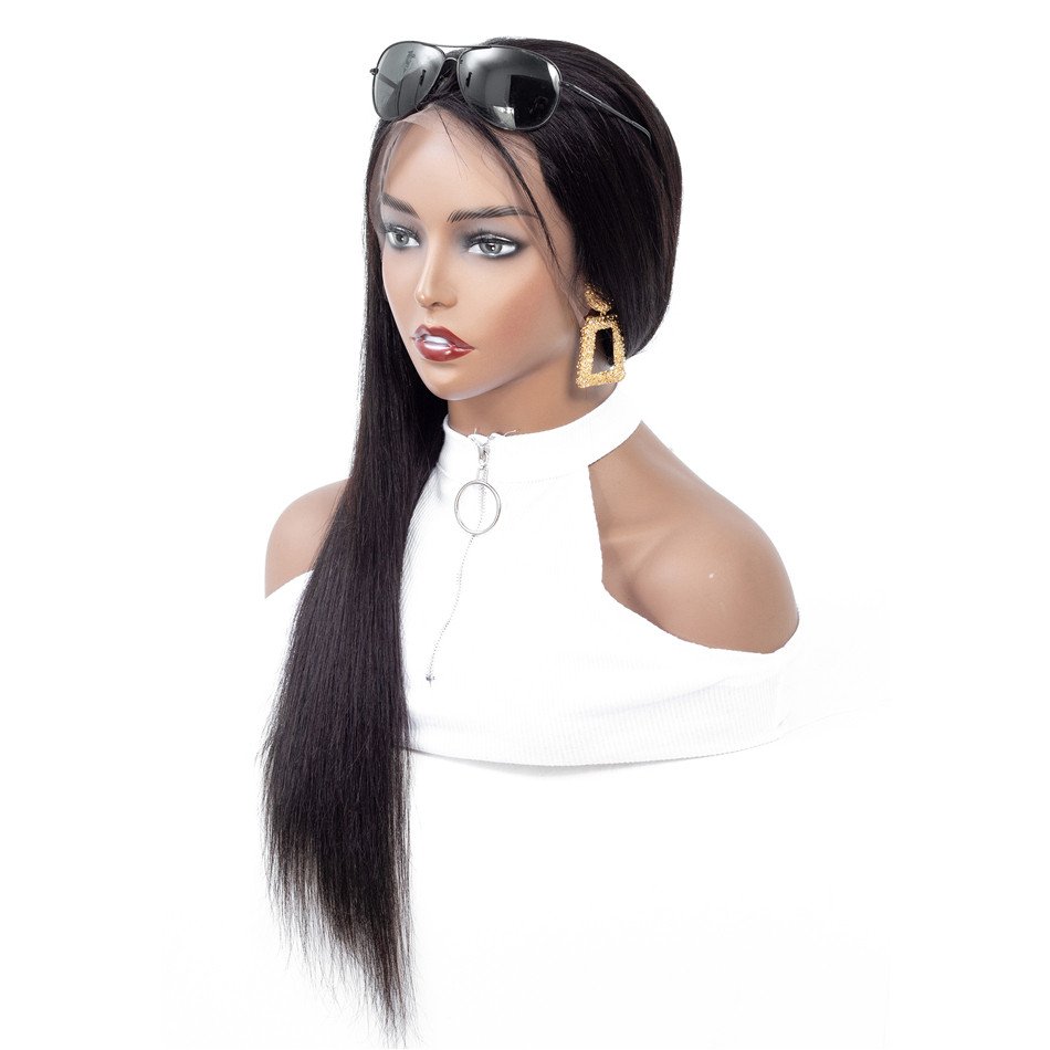 Cheap 13X6 Hd Human Hair Lace Front Wig Pre plucked Bone Straight Human Hair Wigs For Black Women Hd Lace Frontal Wig Human Hair