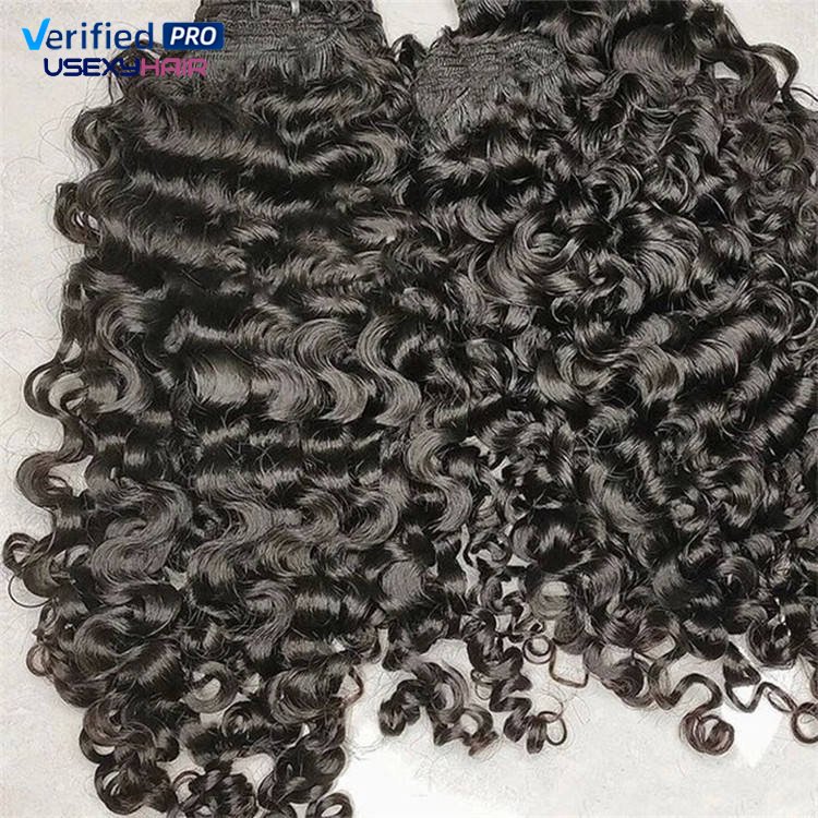 2024 Top Quality Virgin Burmese Curly Hair Weft 100% Raw Vietnamese Hair Wholesale Price raw indian curly bundles Hair Dropship