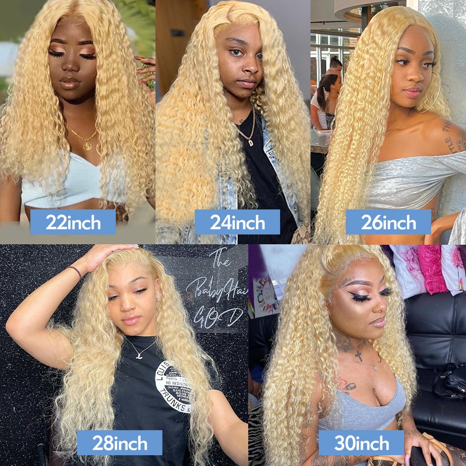 Highest Quality 613 Blonde Virgin Hair Wigs Human Hair Blonde HD Lace Front Wigs Natural Human Hair Wig for Black Women