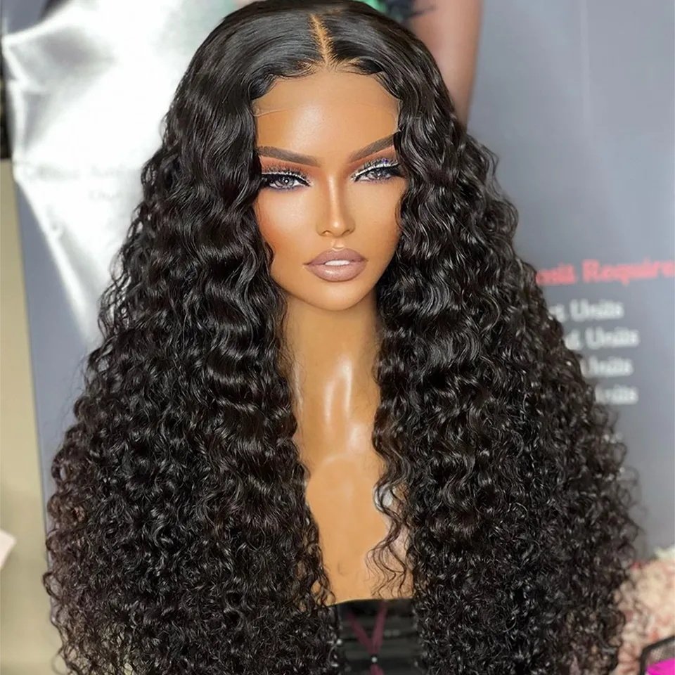 Cheap Lace Human Hair Wigs For Black Women Afro Kinky Curly Raw Indian Hair 13X6 Lace Front Wig Hd Lace Frontal Wig Vendors