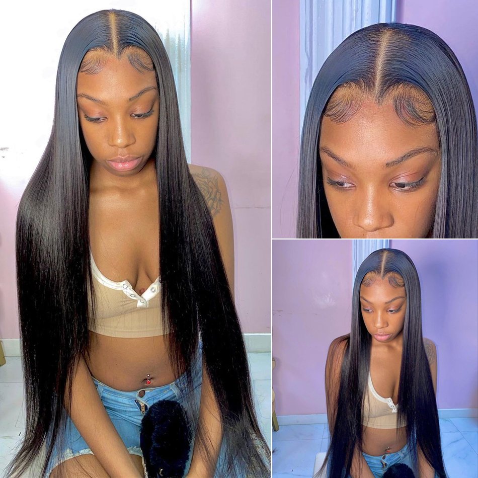2022 Best selling Glueless Straight Lace Frontal Human Hair Wigs Wholesale Brazilian Remy Hair Lace Front Closure Wigs For Women