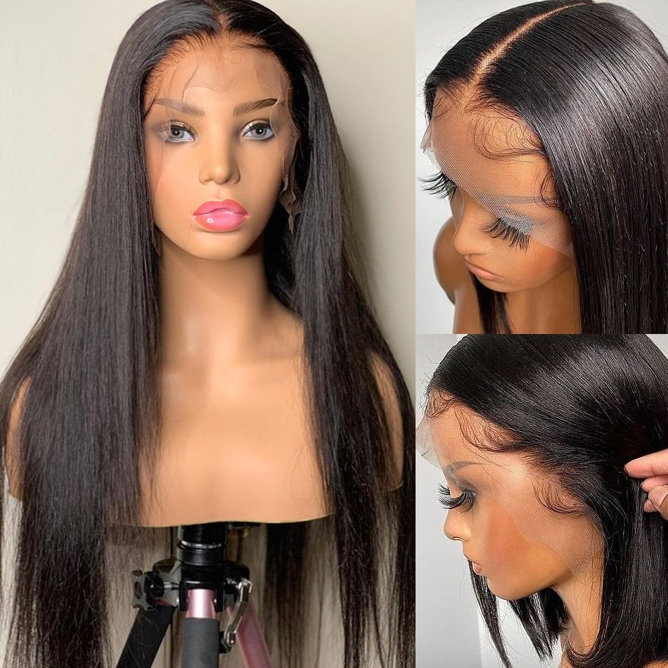 2022 Best selling Glueless Straight Lace Frontal Human Hair Wigs Wholesale Brazilian Remy Hair Lace Front Closure Wigs For Women