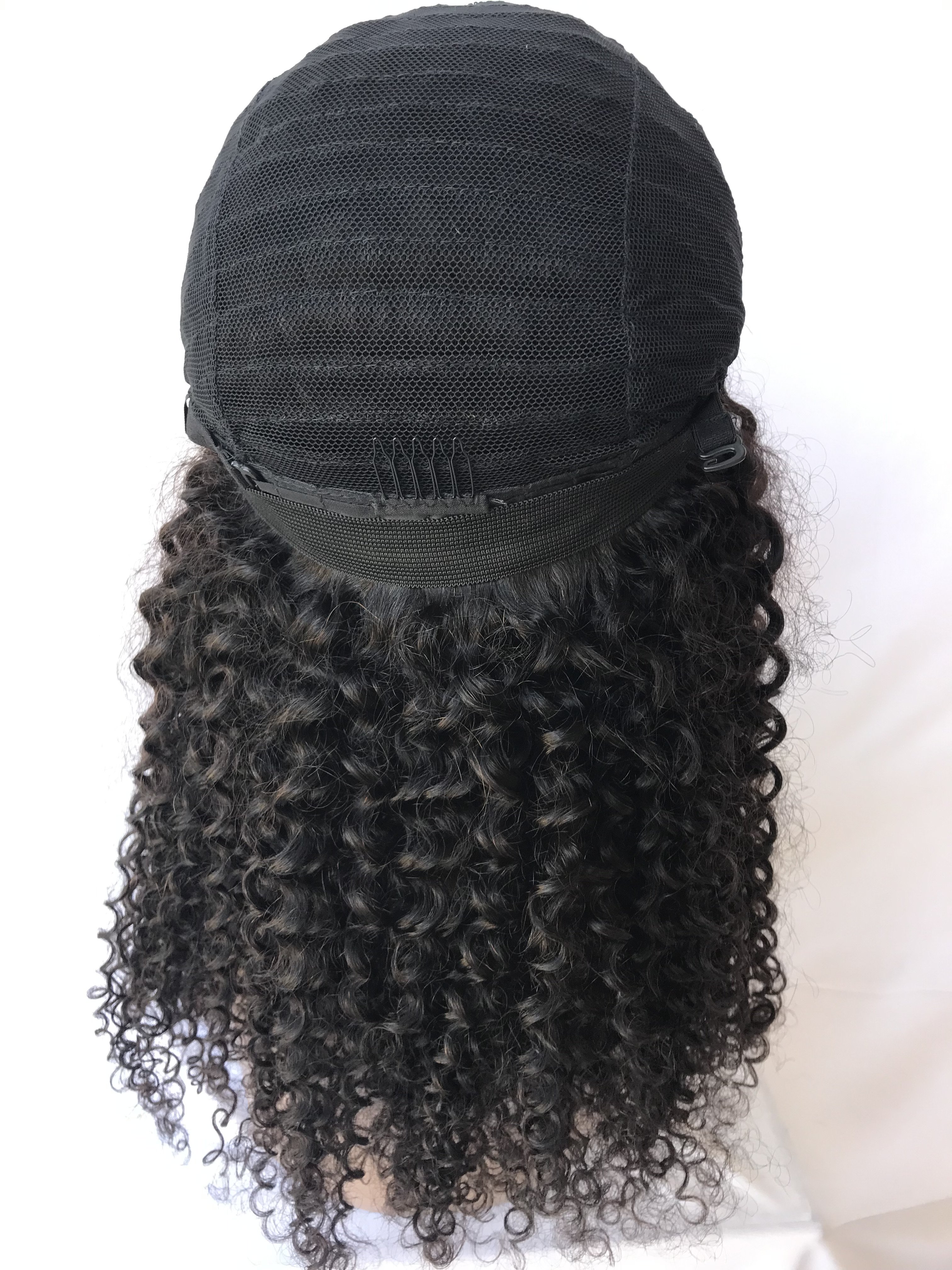 Export Top Hot Selling Grade Cambodian Virgin Mink Cuticle Aligned 24'' Kinky Curly Wig With Bangs Wholesale Price Indian Vendor