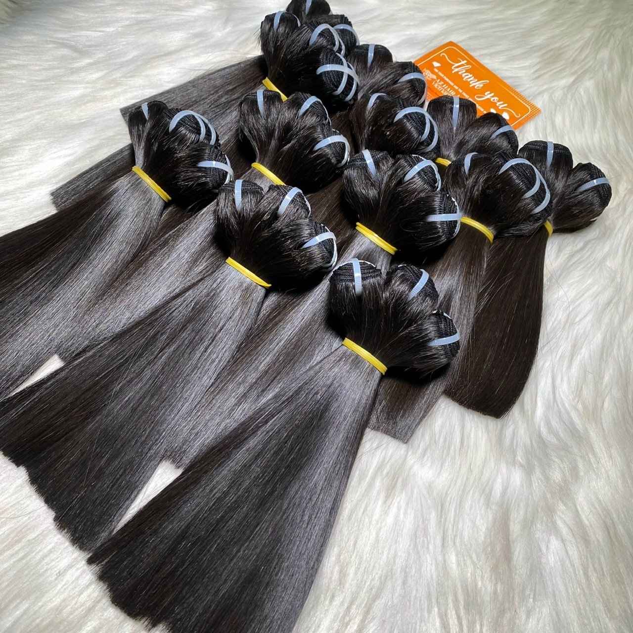 Natural Weave Bundle 8-30inches 12A Grade Raw Vietnamese Double Drawn Silky Bone Straight Human Hair Bundles