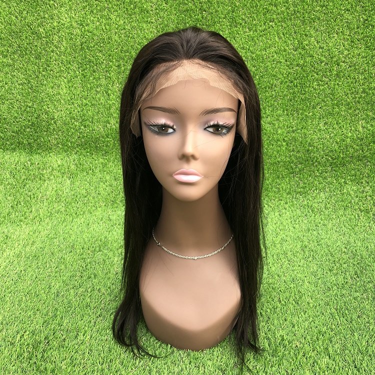 Lace Front Wig Remy Virgin Straight Human Hair Wigs for Black Women DHL Transparent Swiss lace wigs