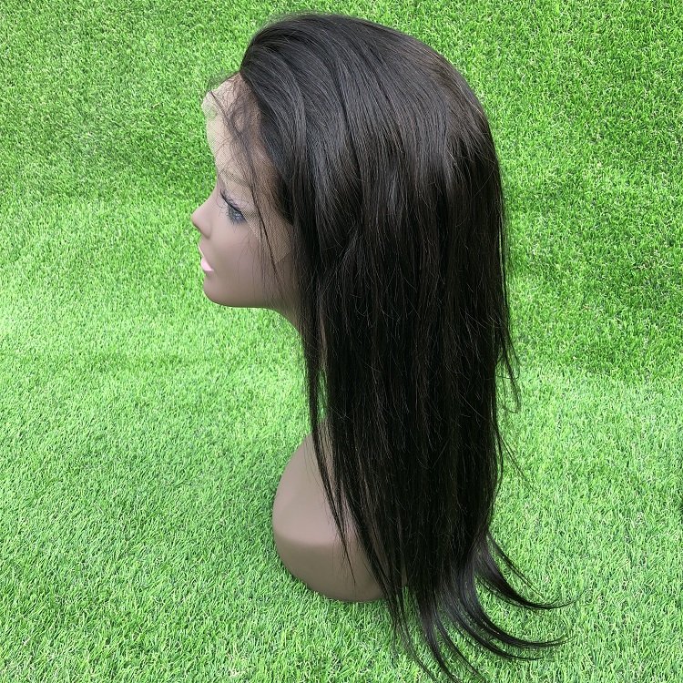 Lace Front Wig Remy Virgin Straight Human Hair Wigs for Black Women DHL Transparent Swiss lace wigs