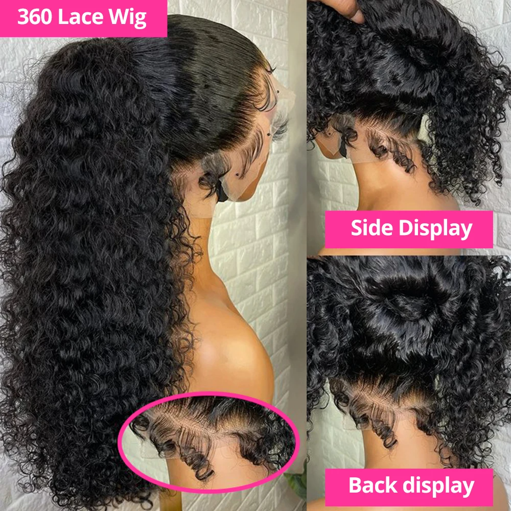 38 40 inch Glueless Full Lace Human Hair Wig for Black Women Best-selling Vendor Wholesale 360 HD Transparent Lace Frontal Wigs