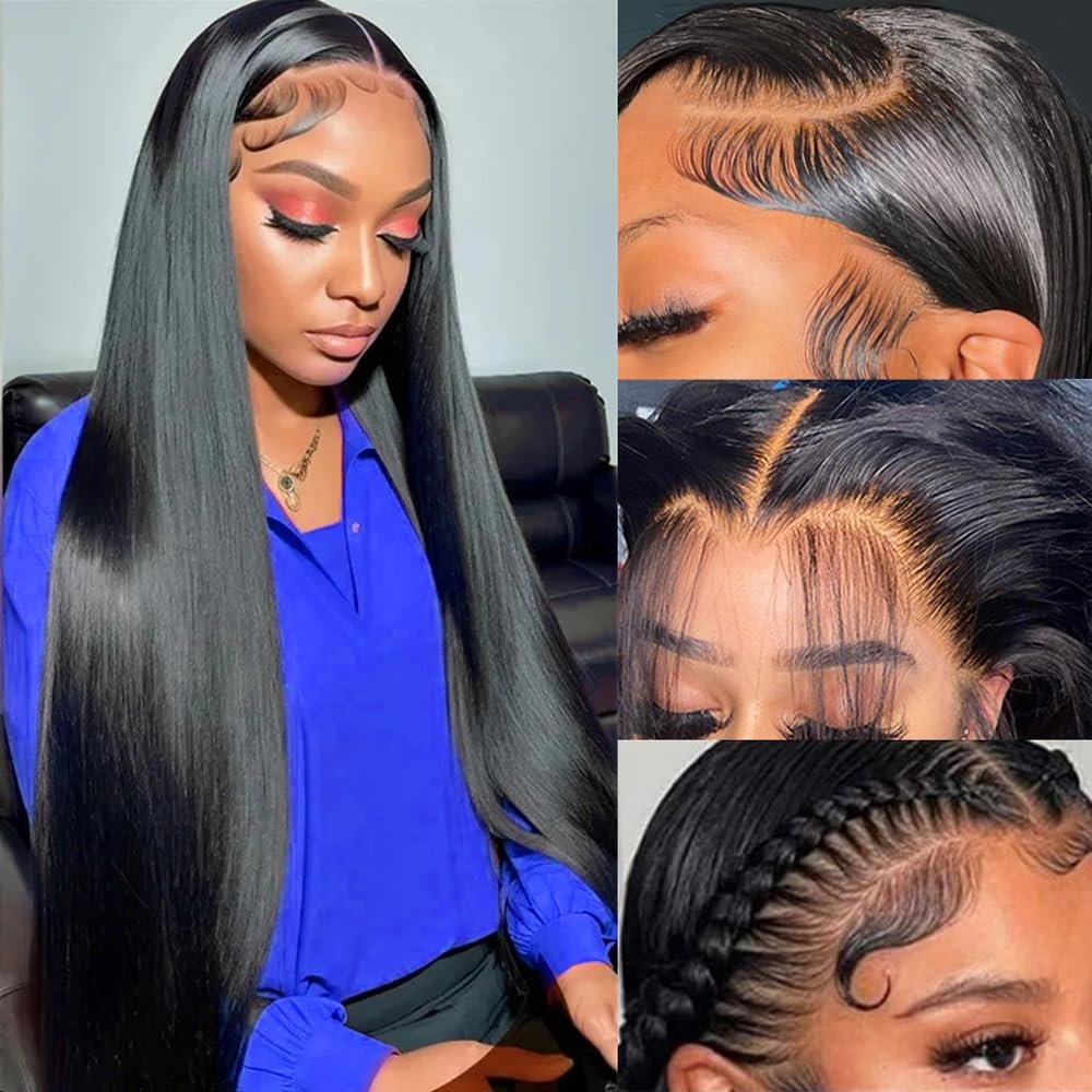 Wholesale 250 Density 13*4 Lace Front Wigs Human Hair Pre Plucked Indian Hair Bone Straight Vietnam Human Hair Wig