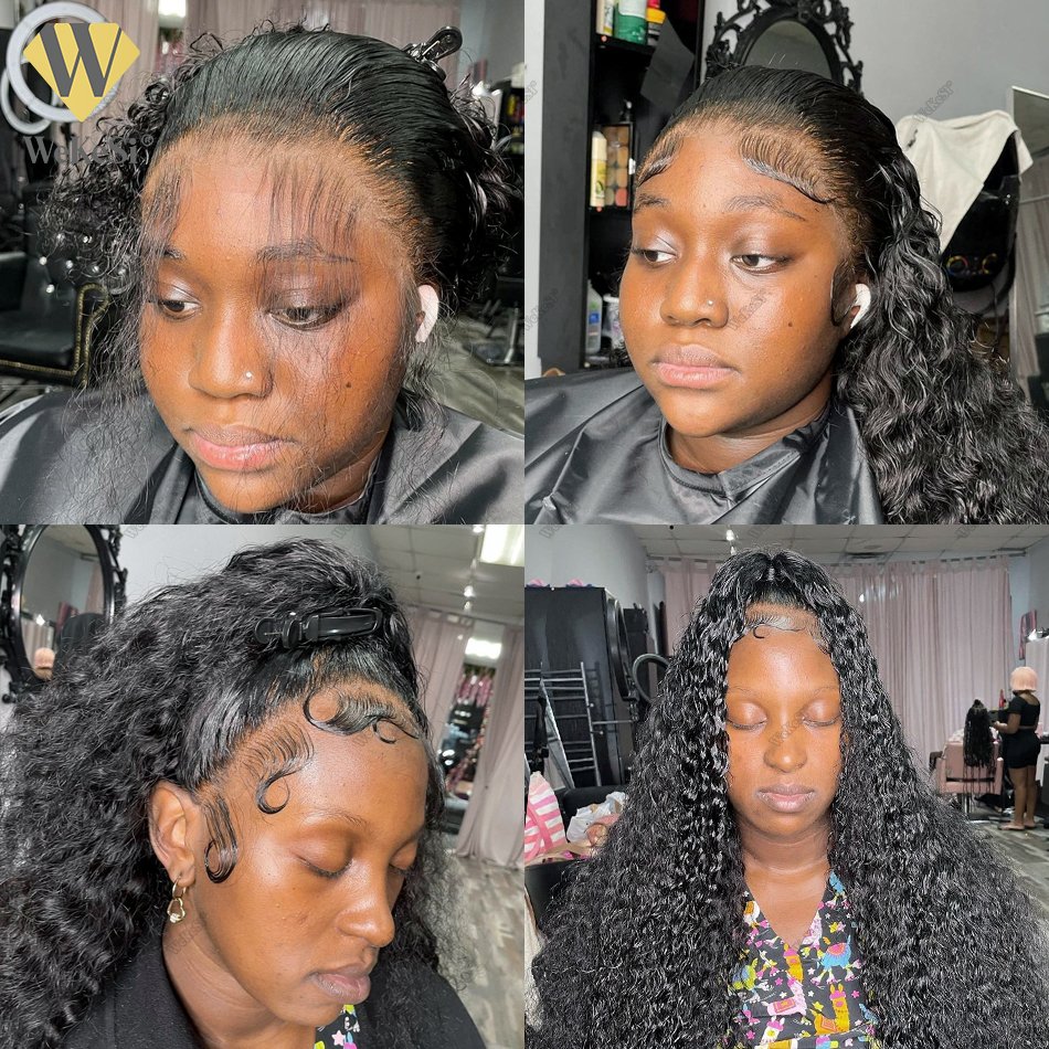 13x4 13x6 Lace Front Wigs Loose Wave 12a Grade Brazilian Hd Lace Frontal Human Hair Wig Transparent Swiss Lace Front Wig