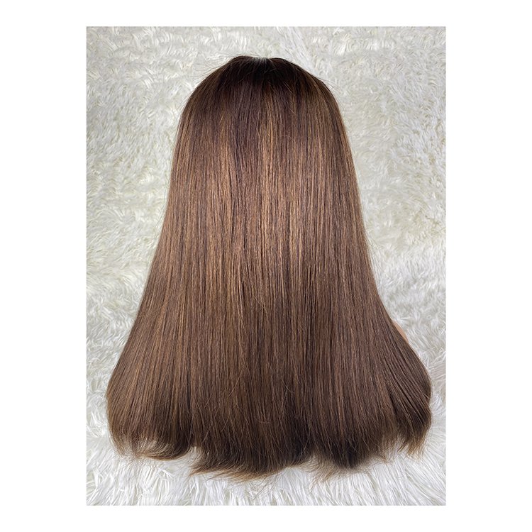 Factory Hot Selling High Quality 100% Virgin Hair Human Hair Wig Ladies Lace Wig