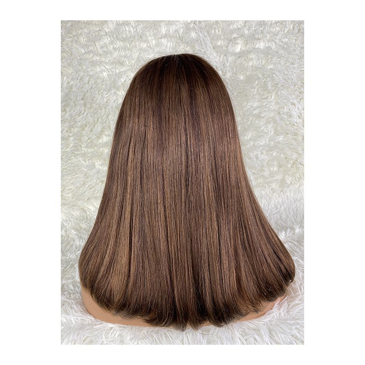 Factory Hot Selling High Quality 100% Virgin Hair Human Hair Wig Ladies Lace Wig