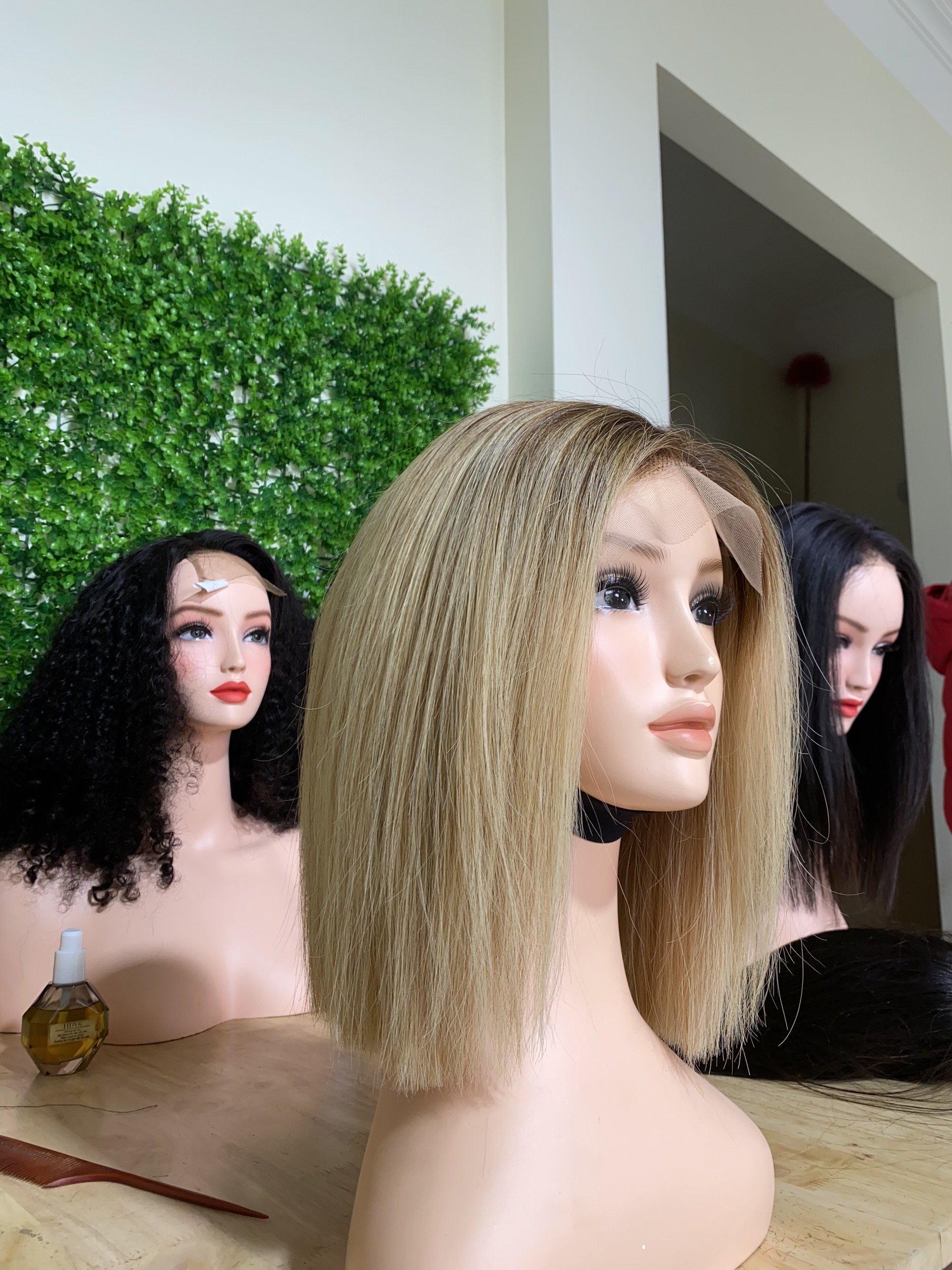 Vietnamese Blonde Bob Human Hair Wig Super Double Drawn Hair Cheap Vietnamese Human Hairs Wigs