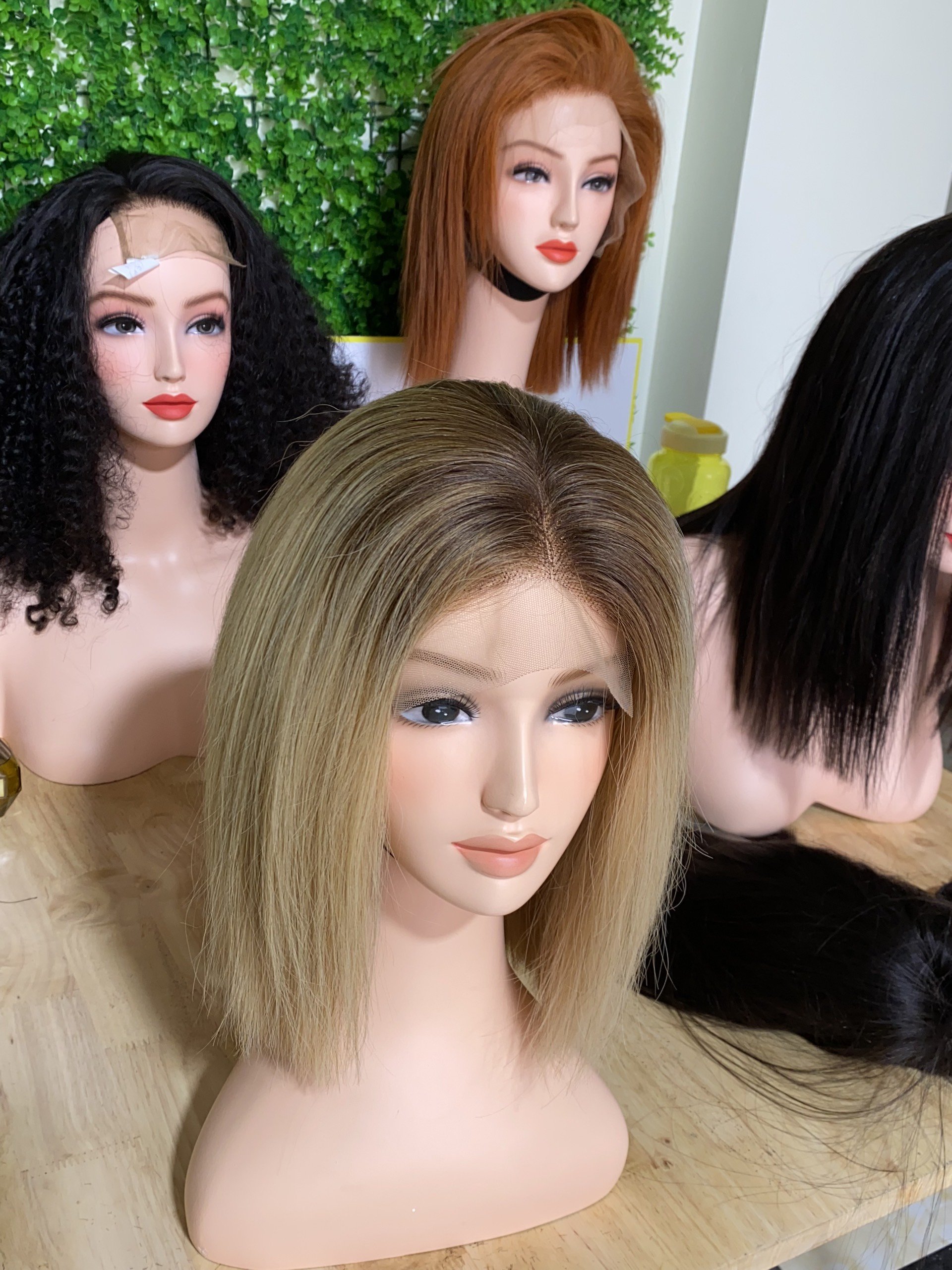 Vietnamese Blonde Bob Human Hair Wig Super Double Drawn Hair Cheap Vietnamese Human Hairs Wigs