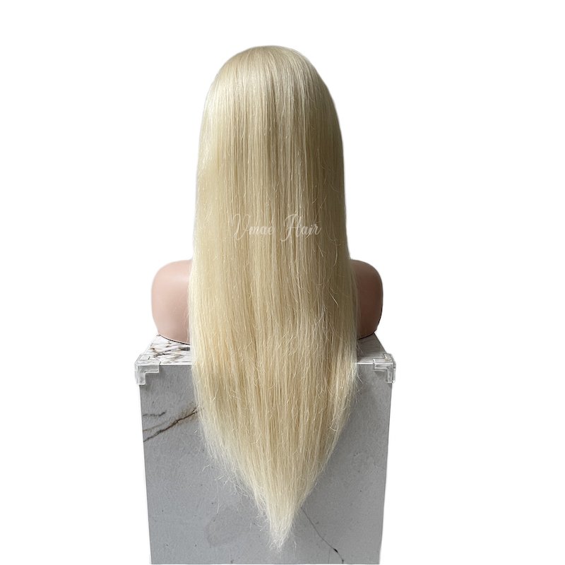 VMAE EUROPEAN Raw Virgin Straight Blonde Brown Natural Color #613 #2 #1 Cuticle Aligned 13*6 Lace Frontal Front Human Hair Wigs