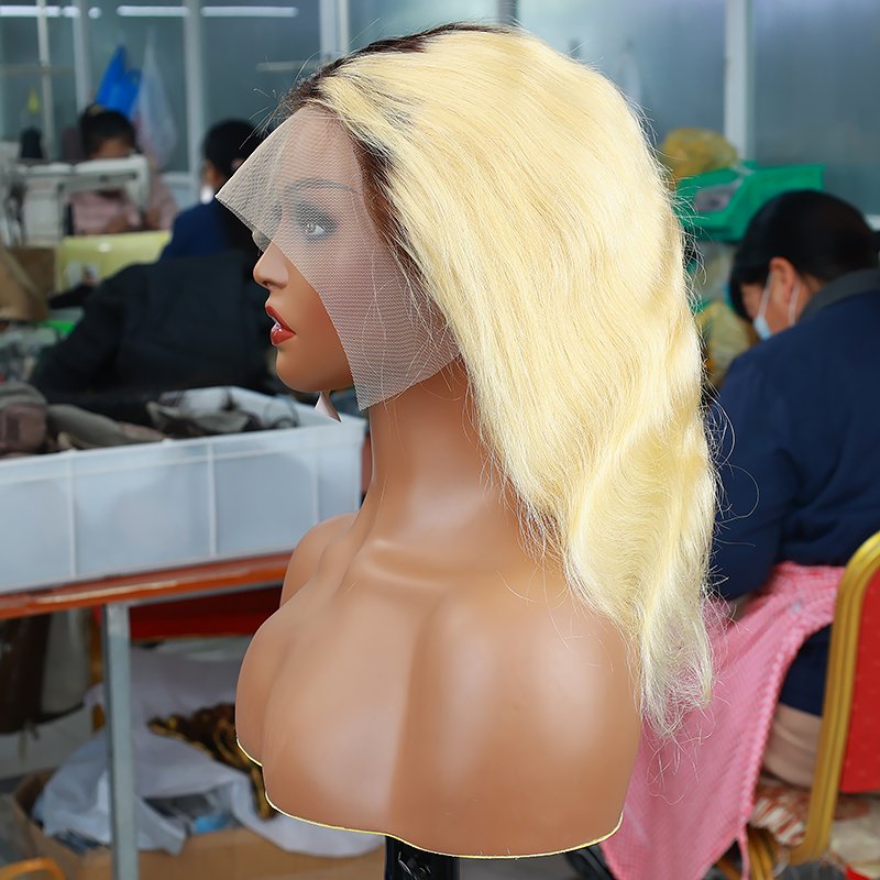 10A Grade Peruvian 40inch 613# Blonde 100% Natural Human Hair 13*4*1 Lace Front Cuticle Aligned Raw Virgin Brazilian Hair Wigs