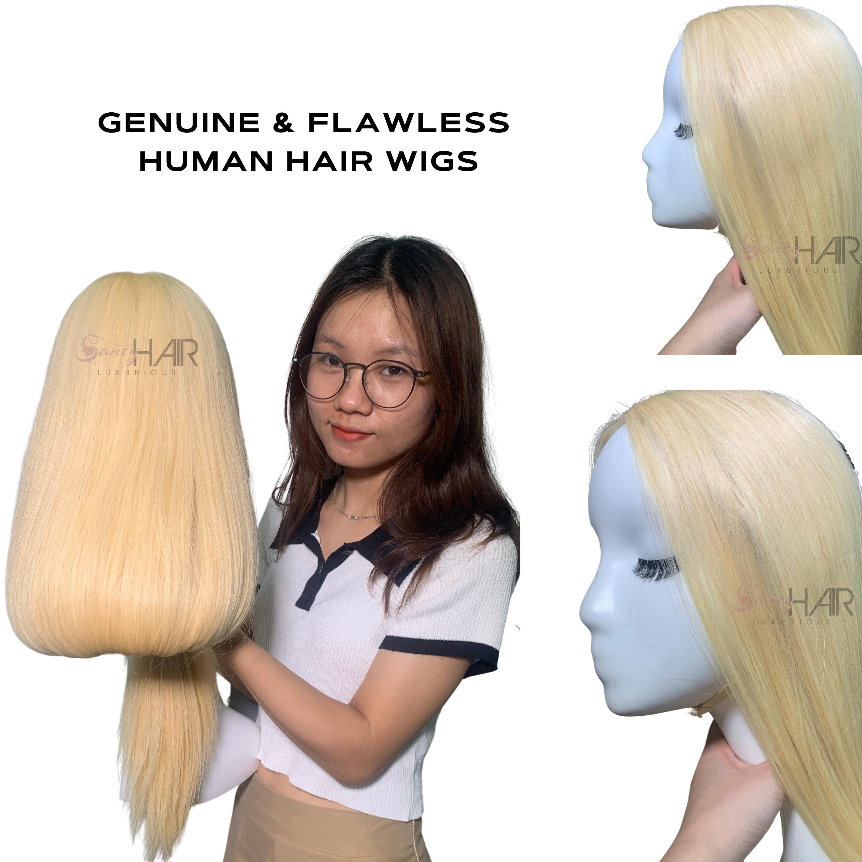 Top-tier Lace Closure 2x4 Human Hair Wigs Light Color Full Cuticle Aligned Raw Hair Extensions Virgin Wholesale Price