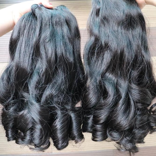 Popular Style Funmi Double Drawn piano Color Bouncy Wave Lace Frontal Human Hair Wig wholesale price from vietnam hair factory