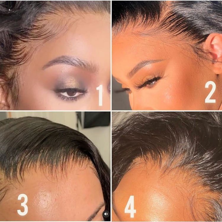 brazilian 100% virgin hair 13x4 transparent lace frontal deep wave unprocessed human hair wig for black women
