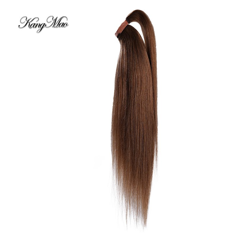 Top Unprocessed Natural Human Hair Ponytail Extension 100g Full Ponytail Brazilian Hair Clip Ponytail Black Brown 613 Colors