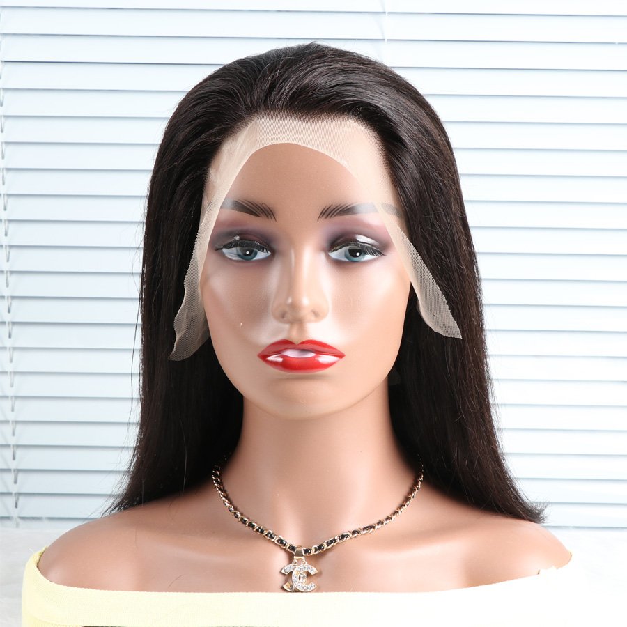 ZSF Hair Short Bob Lace Wig Brazilian Straight Virgin Hair Unprocessed Human Hair