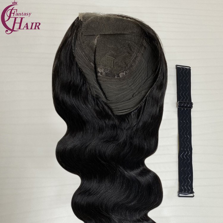 FH Preplucked Glueless Human Hair Wigs Wear and Go Lace Front Body Wave 5x5 Lace Closure Wig