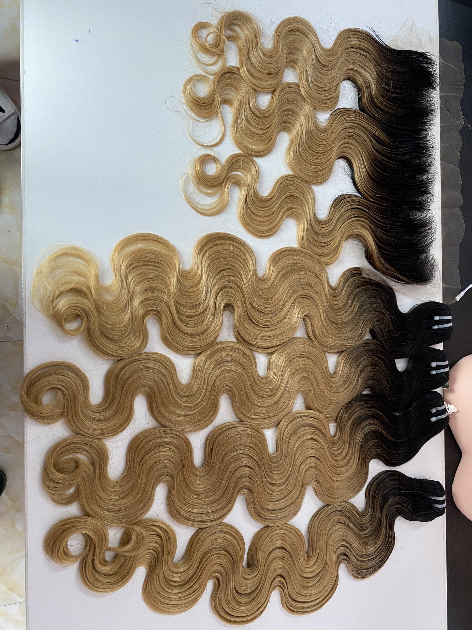 Bulk Sale 12a Deep Wave Human Hair Bundles Body Water Kinky Curly Vietnamese Remy Virgin Human raw Hairs